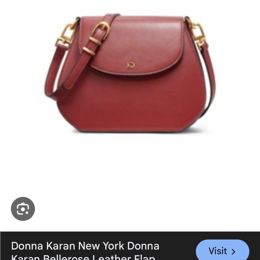 In search off!!!! Donna Karan Burgundy Leather Crossbody